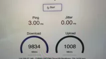 Тестирование скорости 10G интернета в Китае / Mydrivers