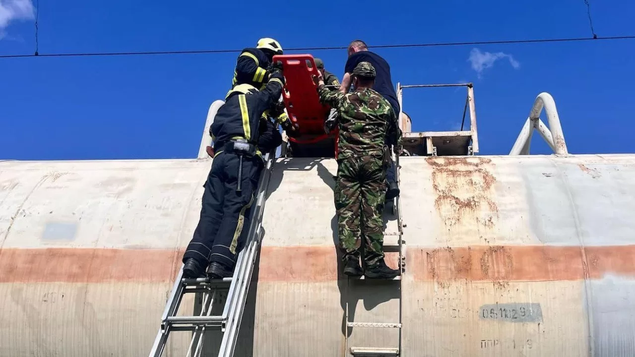 В Ковеле ребенка ударило током на вагоне-цистерне / Фото: ГСЧС Волынской области