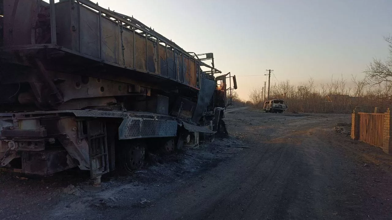 Уничтожена российская РСЗО «ТОС-2» / Фото: t.me/ButusovPlus