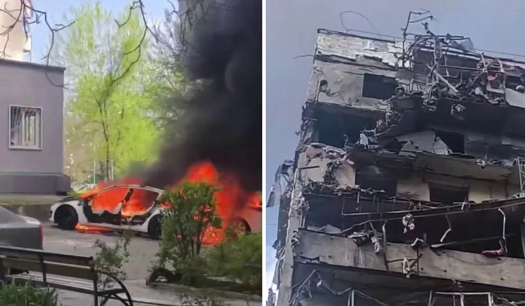 Последствия авиаудара по Запорожью / Коллаж: Главное в Украине