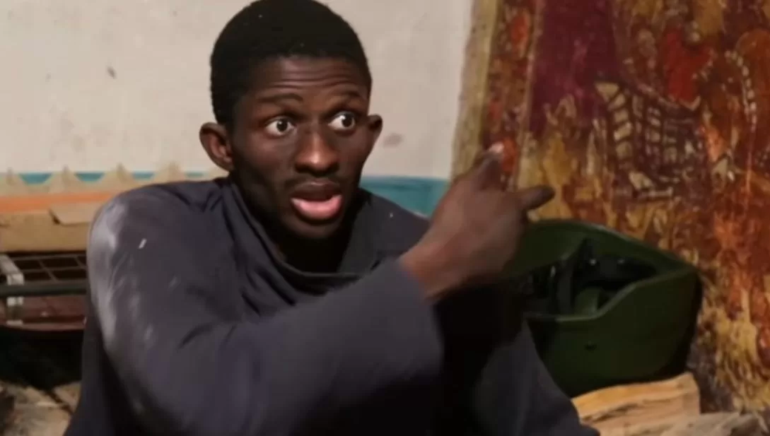 A mercenary from Senegal / Still from the video