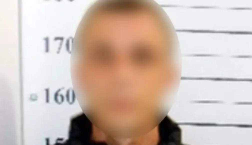 Задержаный по подозрению в краже / Фото: Нацполиция