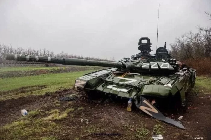 Знищений російський танк / Фото архівне: glavcom.ua