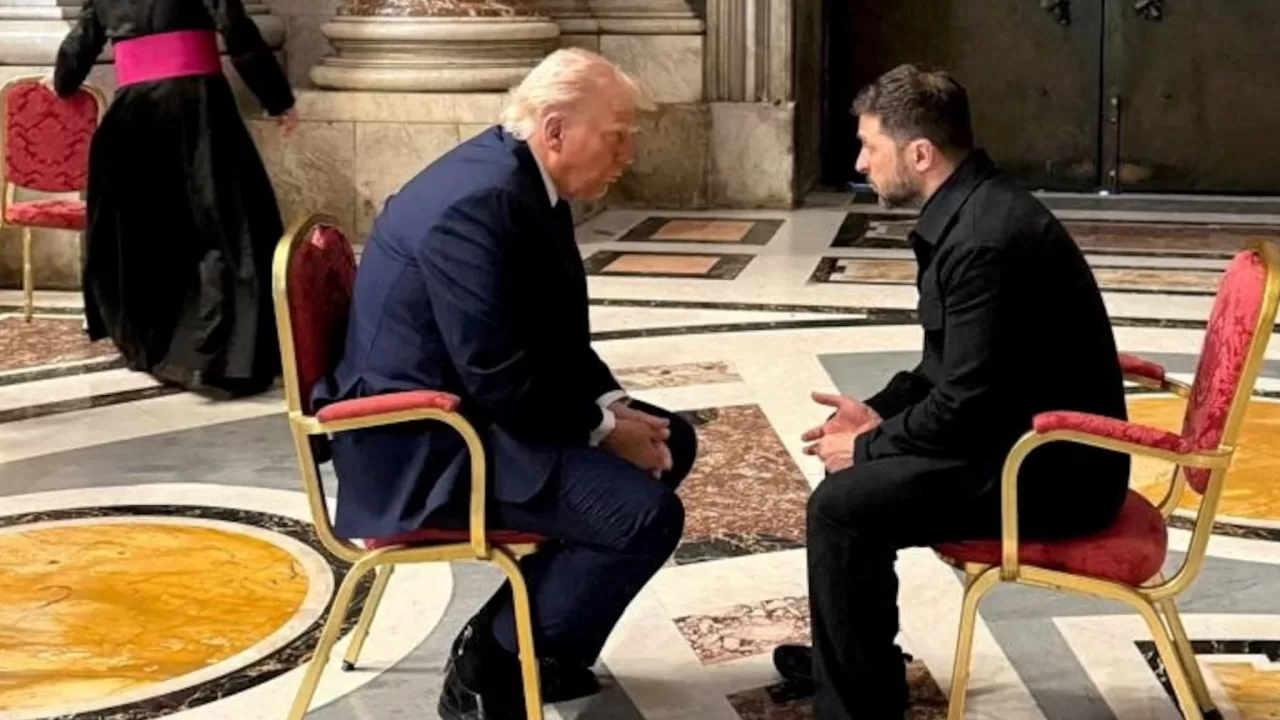 Зустріч Трампа і Зеленського у Ватикані / Фото Офіс президента