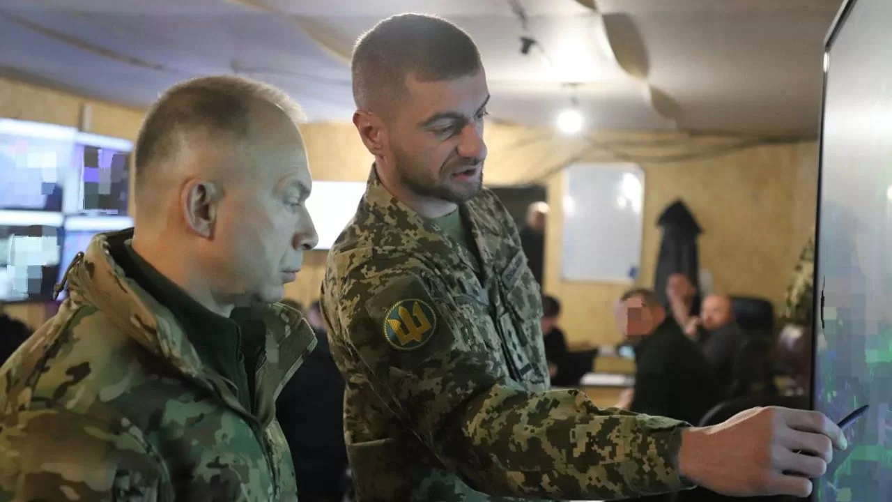 Oleksandr Syrskyi while working in the Pokrovsk direction. 12 December 2024 / Photo @osirskiy