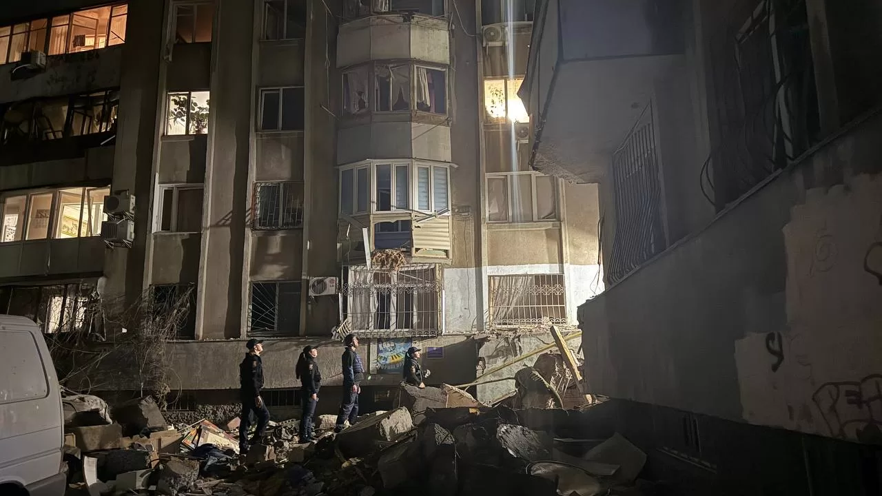 A house damaged by Russian drones in Odesa / Photo: Odesa Regional Military Administration