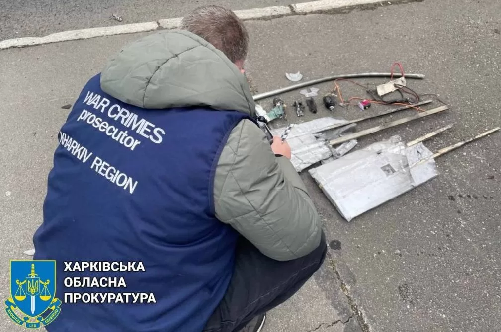 Уламки ворожого БПЛА типу "Молния" / Фото: Харківська обласна прокуратура