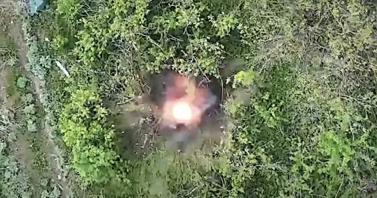 “Фенікс” знищив купу техніки і три укриття з ОС / Скриншот відео