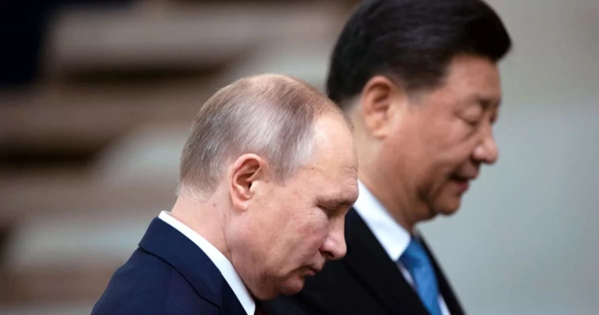 Президент РФ Володимир Путін і голова КНР Сі Цзіньпін. Архівне фото / Фото EPA