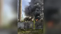 The production facility of the Strel factory in Bryansk is on fire / Photo from social media