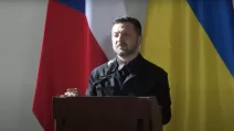 Зеленський на пресконференції в Празі, 4 травня 2025 / Скриншот трансляції