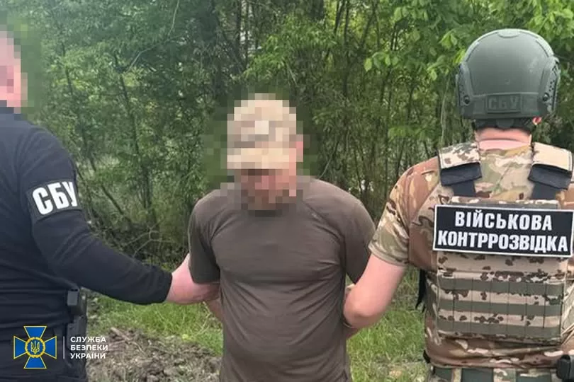 Задержанный «крот» РФ в бригаде ВСУ в Харьковской области / Фото: СБУ