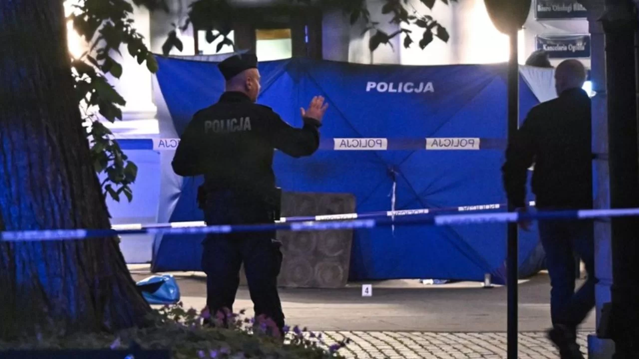 Польские правоохранители на месте преступления / Фото: PAP