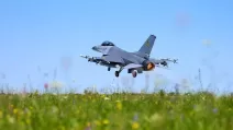 Винищувач F-16 Повітряних Сил ЗСУ / Фото: Офіс президента України