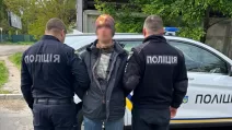 Затримання підозрюваного у погрозах працівникам ТЦК / Фото: Поліція Чернігівської області