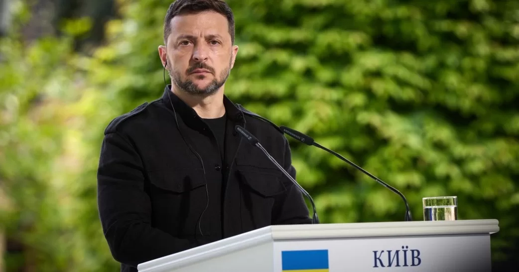 Volodymyr Zelenskyy during the first meeting of United Europe in Ukraine leaders in Kyiv on 10 May / Photo: Office of the President