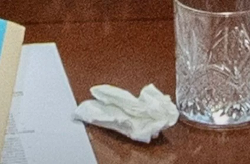 Серветка на столі / Фото: пресслужба Єлисейського палацу