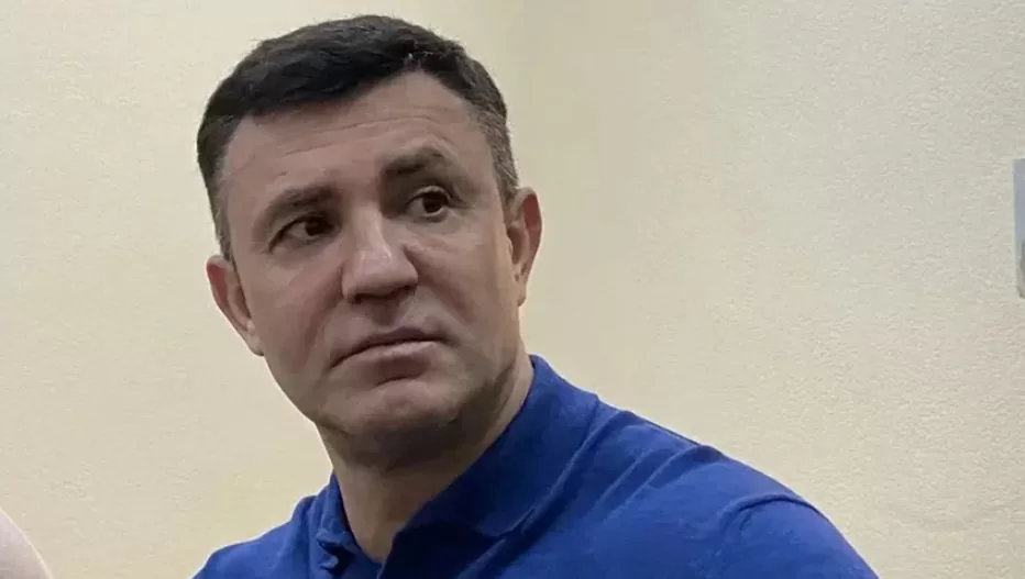 Народний депутат Микола Тищенко в залі Печерського райсуду Києва / Фото: hromadske