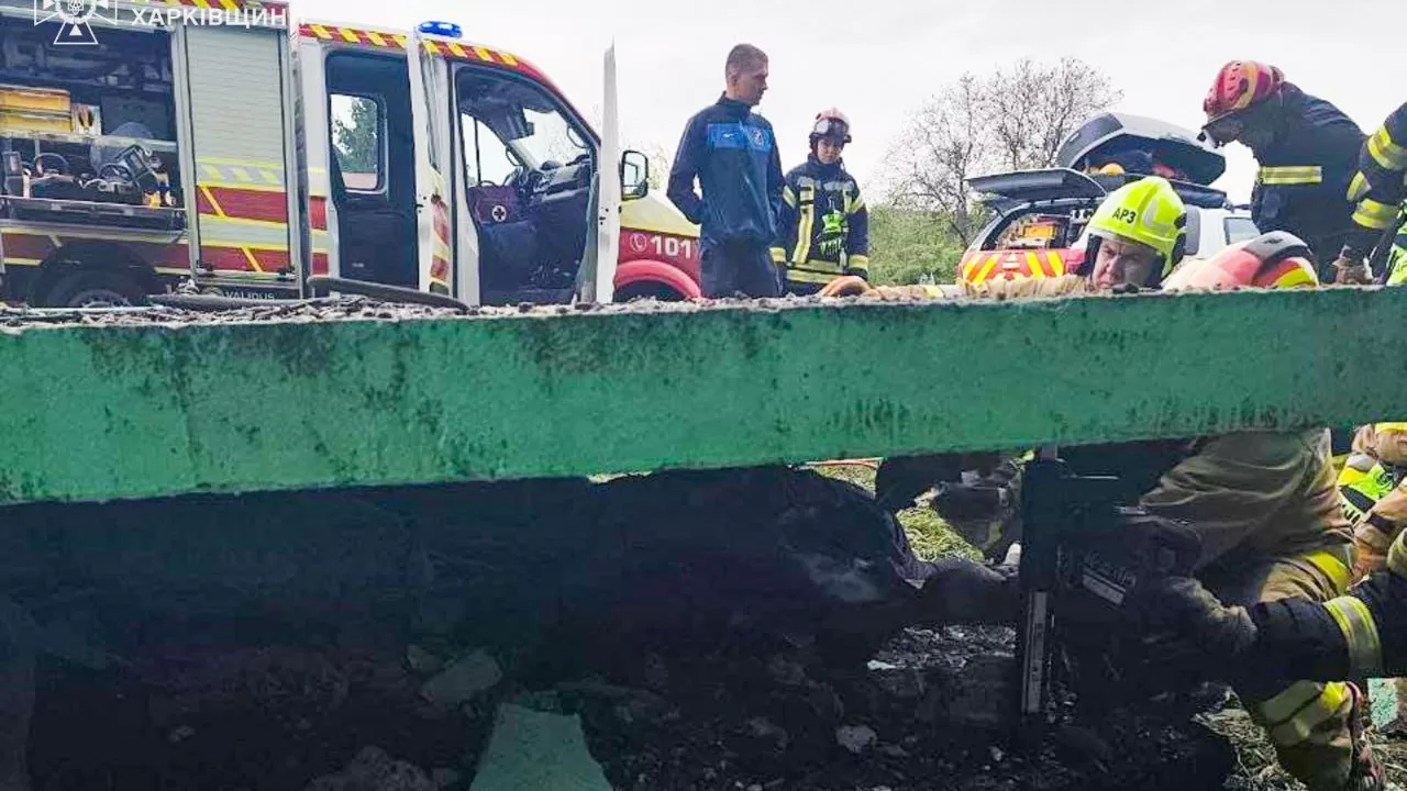 На Харківщині внаслідок ДТП загинула жінка / Фото: ДСНС