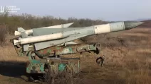 Launch of a missile from the S-200 complex / Frame from video