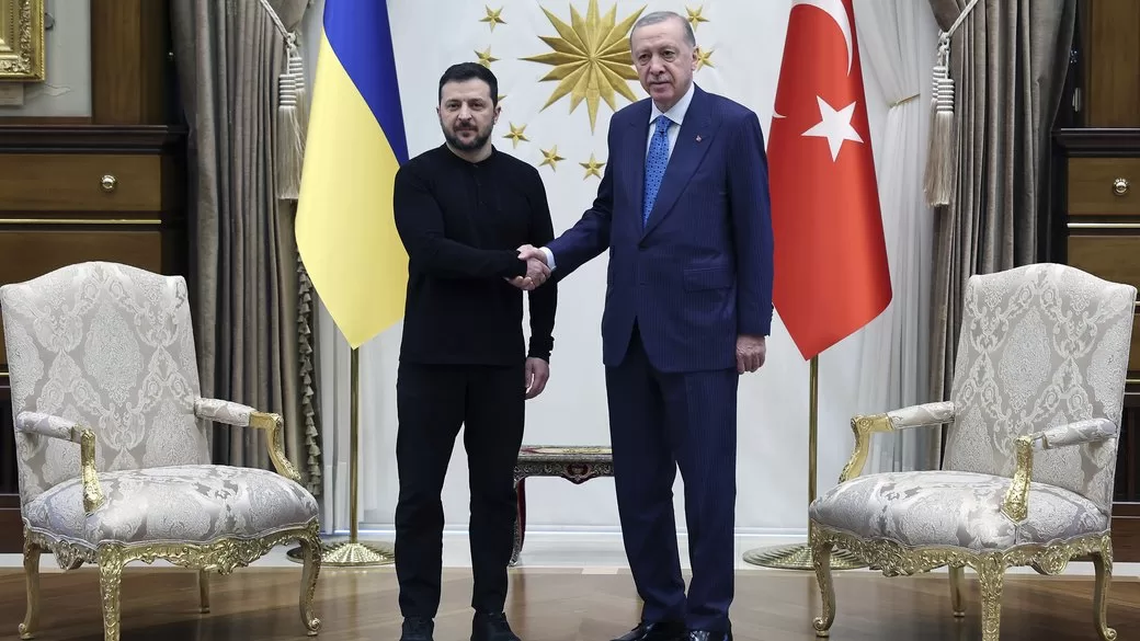 Президент Украины Владимир Зеленский и президент Турции Реджеп Эрдоган / Фото: AP