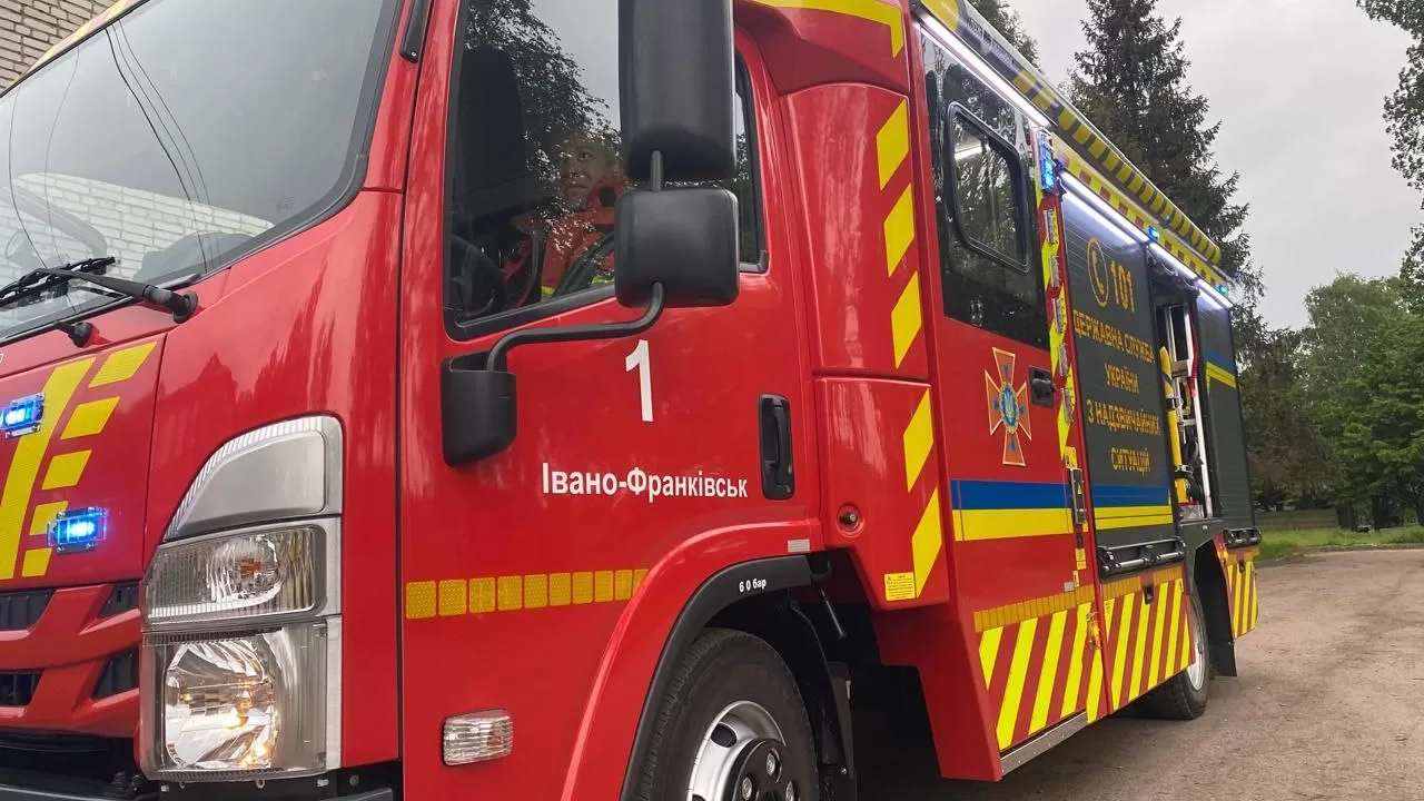 Пожежна техніка Івано-Франківських рятувальників / Фото: ДСНС