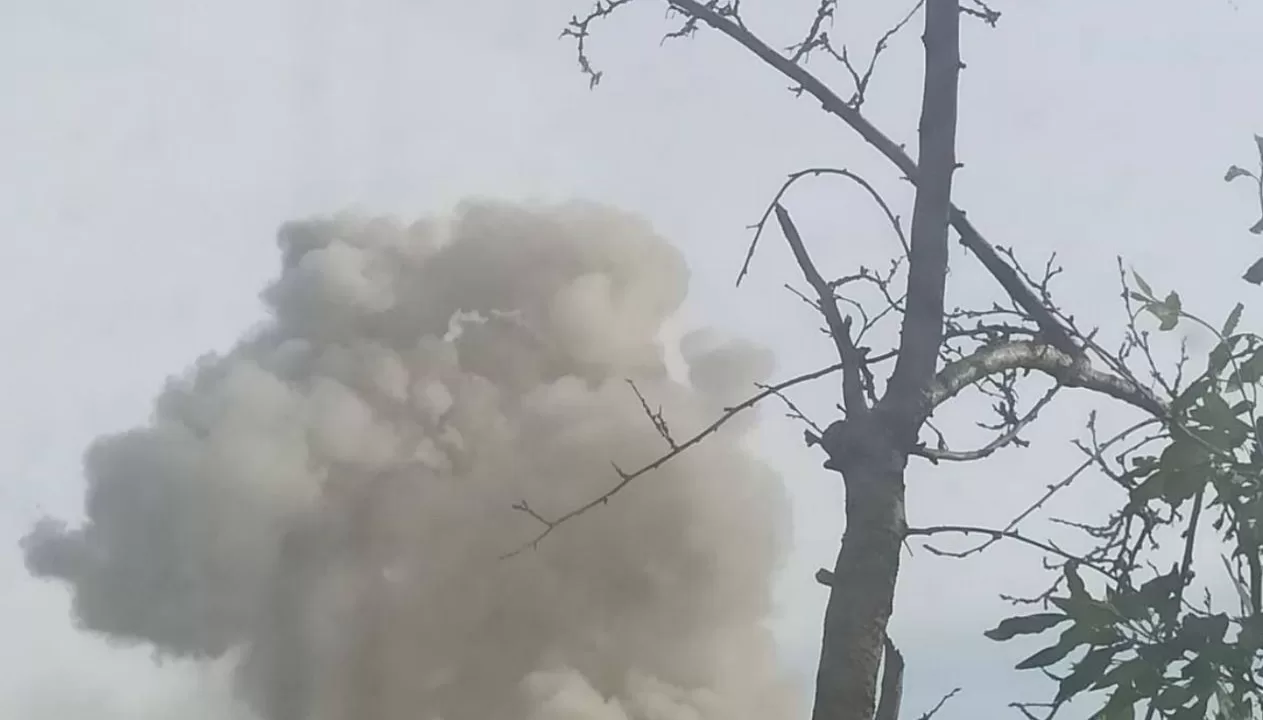Explosion in occupied Crimea / Photo from social media