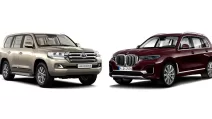 Toyota Land Cruiser 200 та BMW X7 xDrive / Фото ілюстративне: infocar.ua