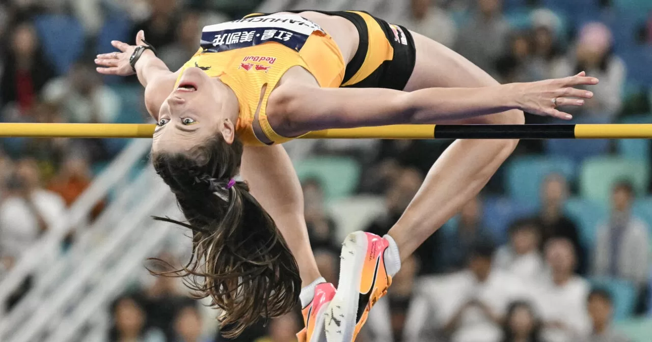 Олимпийская чемпионка по прыжкам в высоту Ярослава Магучих выступит в воскресенье на Золотом Гран-при в Токио / Фото AFP