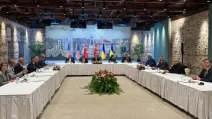 Trilateral talks between delegations from Ukraine, Turkey and the United States took place in Istanbul. 16 May 2025 / Photo: Office of the President