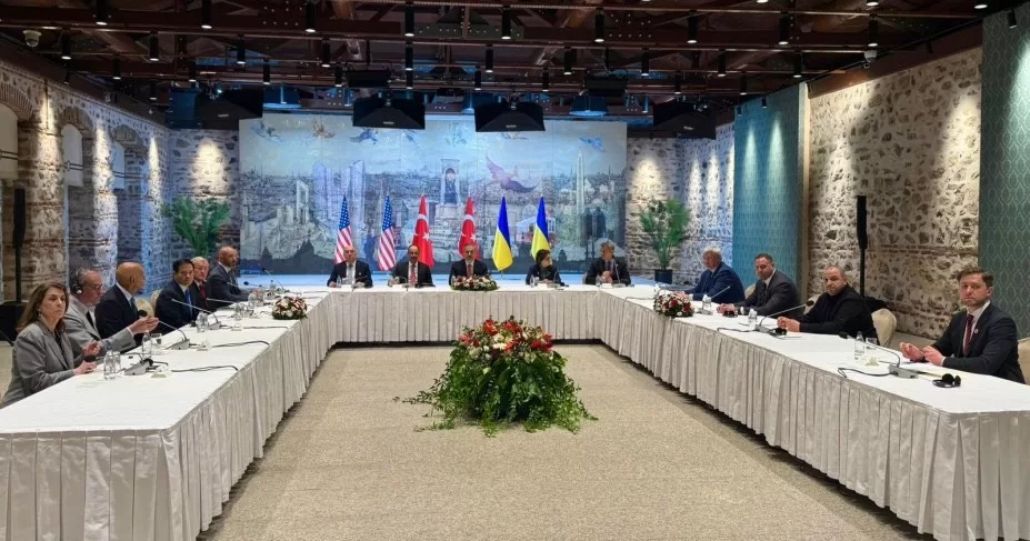 В Стамбуле состоялись трехсторонние переговоры между делегациями Украины, Турции и США. 16 мая 2025 / Фото Офис президента