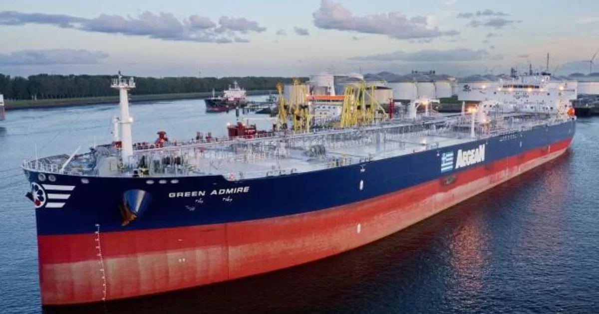 Танкер Green Admire принадлежит греческой компании Aegean Shipping / Фото Vesselfinder.com