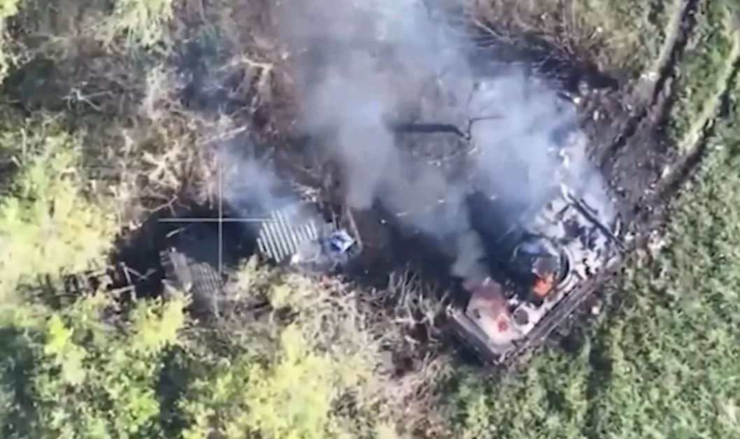 Знищені російські бойові машини піхоти БМП-2 у Бєлгородській області / Фото: 58 ОМПБр