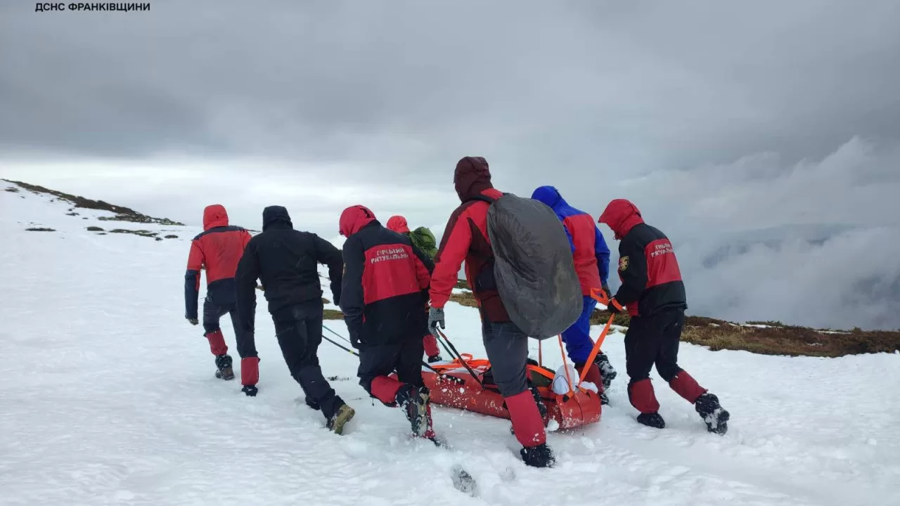 У карпатах загинув чоловік / Фото: ГУ ДСНС України в Івано-Франківській області