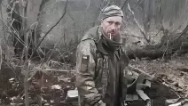 Hero of Ukraine Oleksandr Matsievsky. On 6 March 2023, a video of the shooting of a Ukrainian prisoner of war went viral. His captors killed him after he shouted ‘Glory to Ukraine!’ / Screenshot from the video