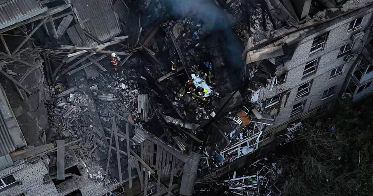 Consequences of the strike on Mykolaiv / Photo by State Emergency Service