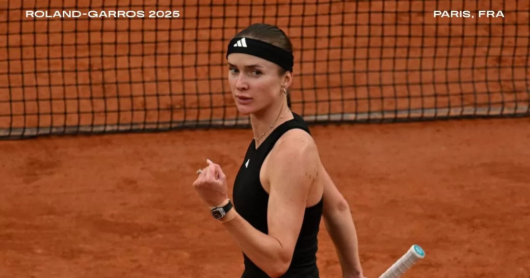 Швидкий старт у Парижі для Еліни Світоліної / Фото з X @rolandgarros