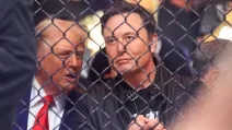Трамп і Маск дивляться бій турніру UFC 309 в Медісон-сквер-гарден в Нью-Йорку, 16 листопада 2024 року / Фото AFP
