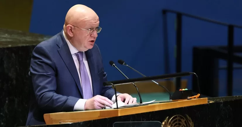 Постоянный представитель Российской Федерации при ООН и в Совете Безопасности ООН Василий Небензя / Фото с X @RT_russian