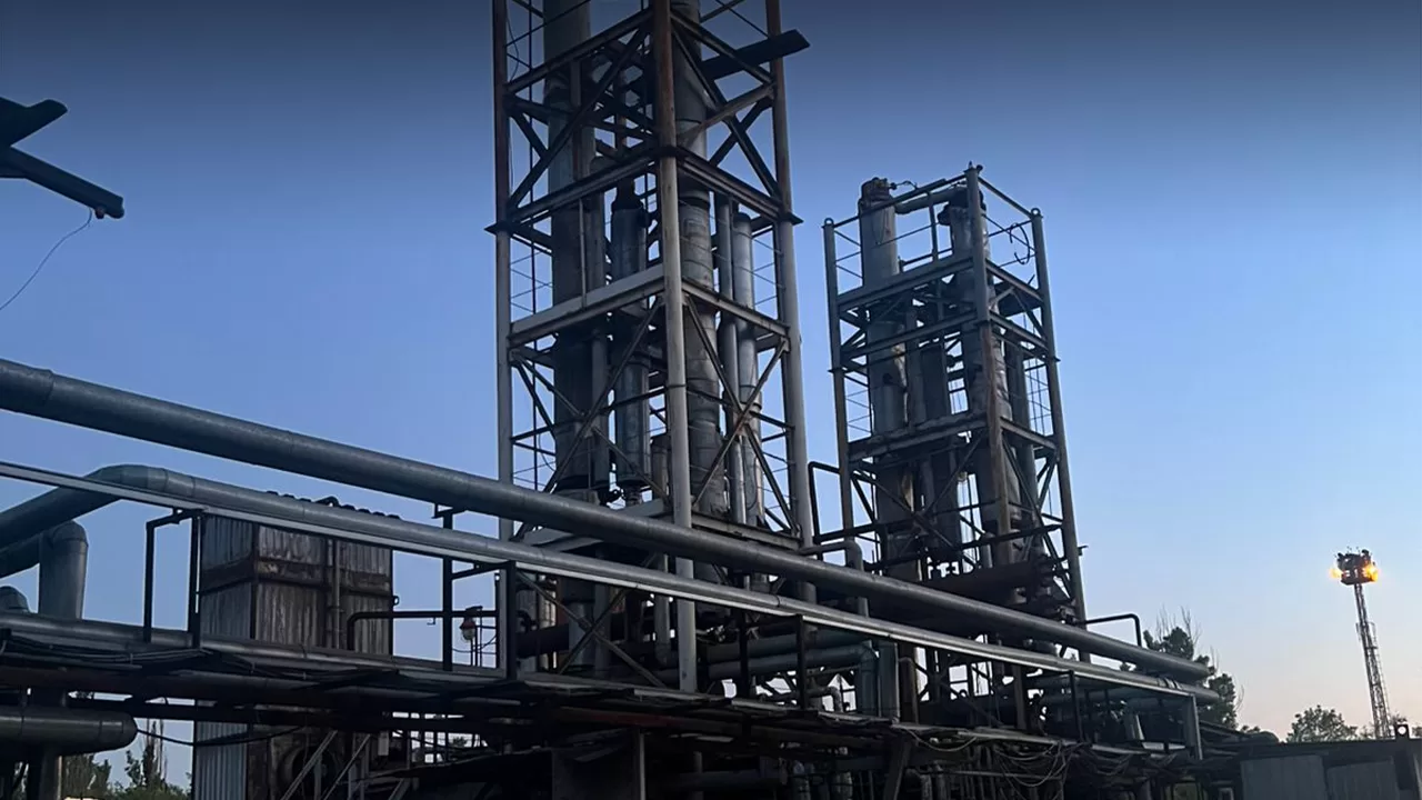 Нелегальный нефтеперерабатывающий завод в Кривом Роге / Фото: БЭБ