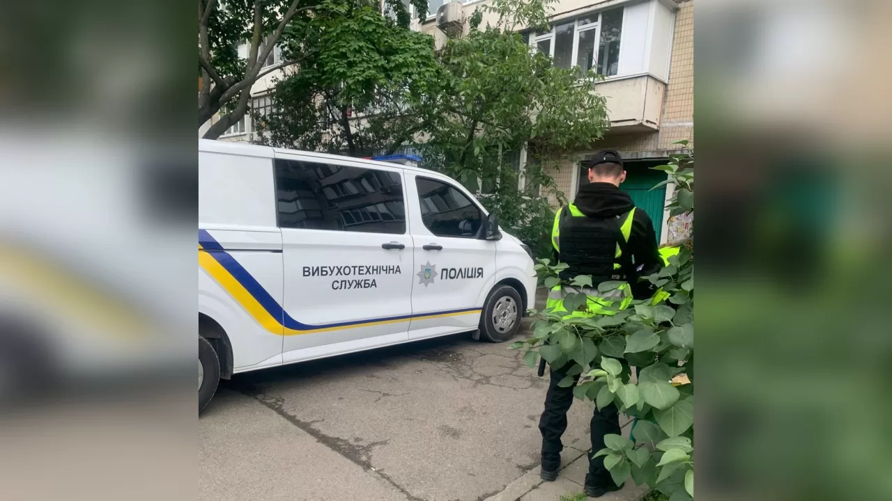 Поліція на місці вибуху в Києві / Фото: Поліція Києва