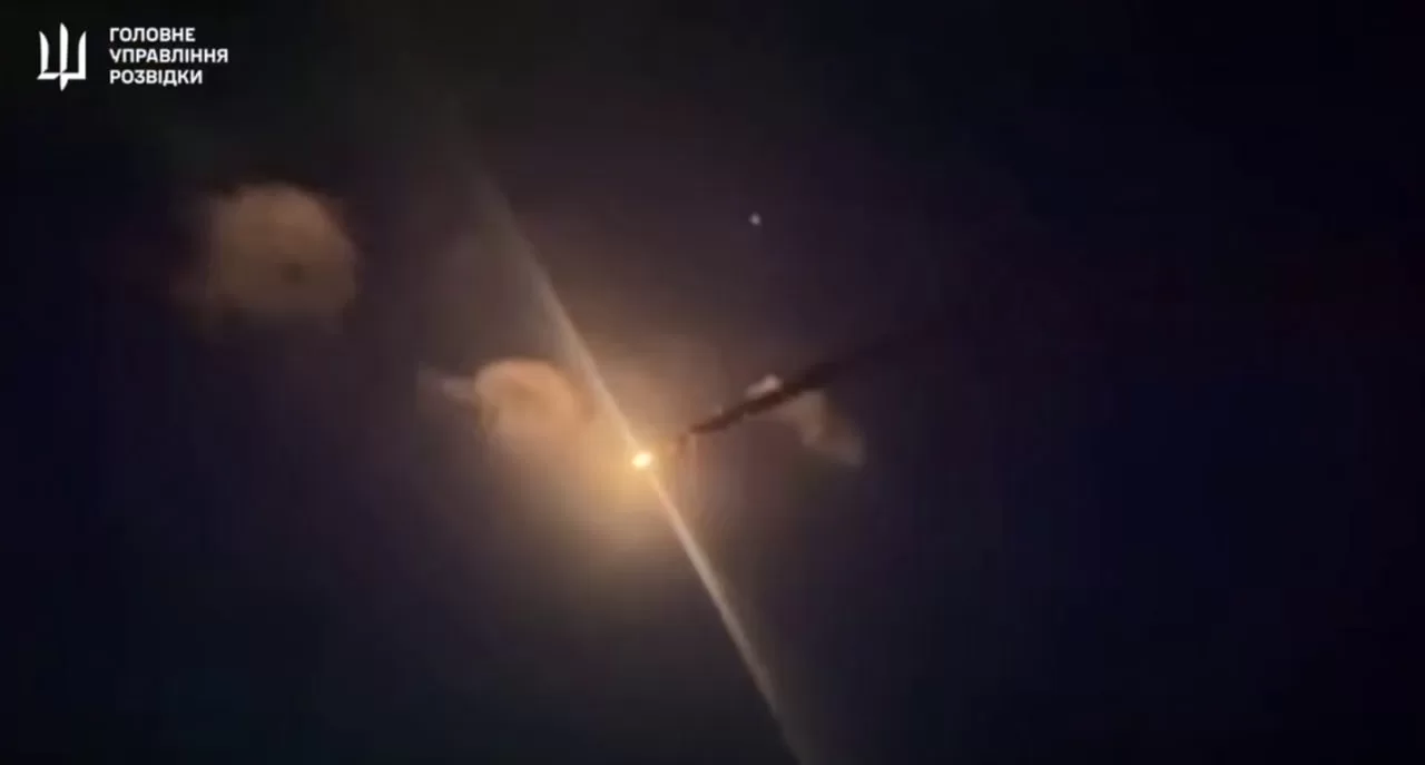 Работа ПВО по российским дронам / Скриншот