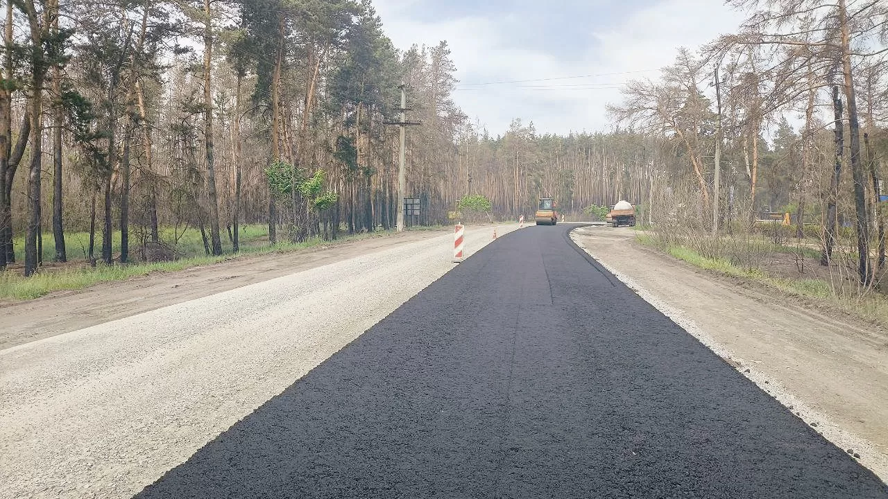 Ремонт дорог в Харьковской области / Фото: Служба восстановления и развития инфраструктуры в Харьковской области