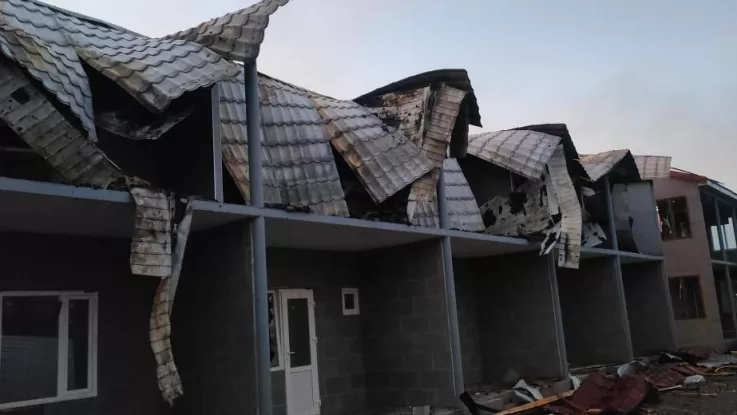 Russian troops attack a recreation centre in Odesa region