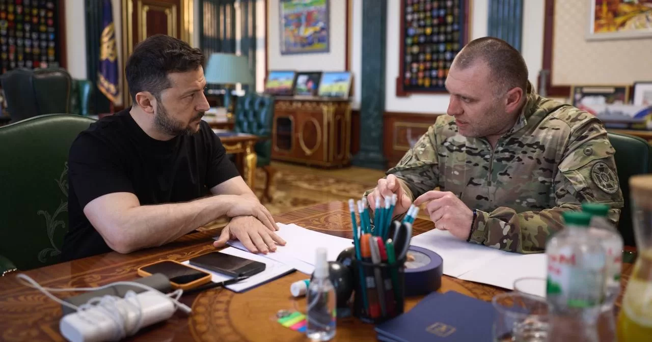 Volodymyr Zelenskyy and Vasyl Malyuk / Photo from Telegram @V_Zelenskiy_official