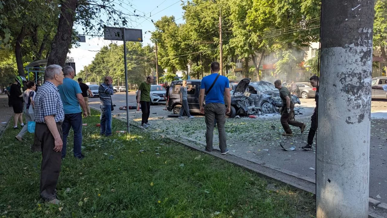 Наслідки обстрілу Сум 3 червня / Фото: Сумська ОВА
