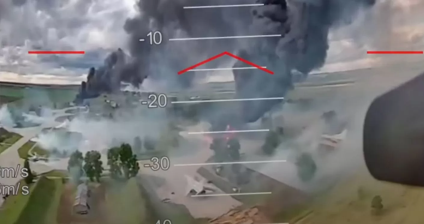 SBU shows unique footage of destruction of Russian strategic aviation (video)