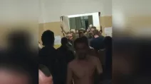 Бунт мобилизованных в Киеве / Скриншот