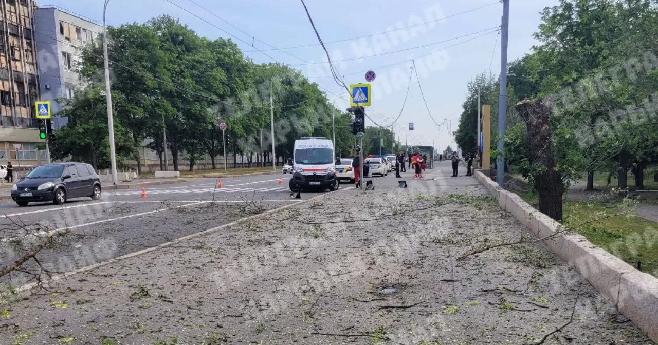 The area where one of the KABs hit / Photo from social media