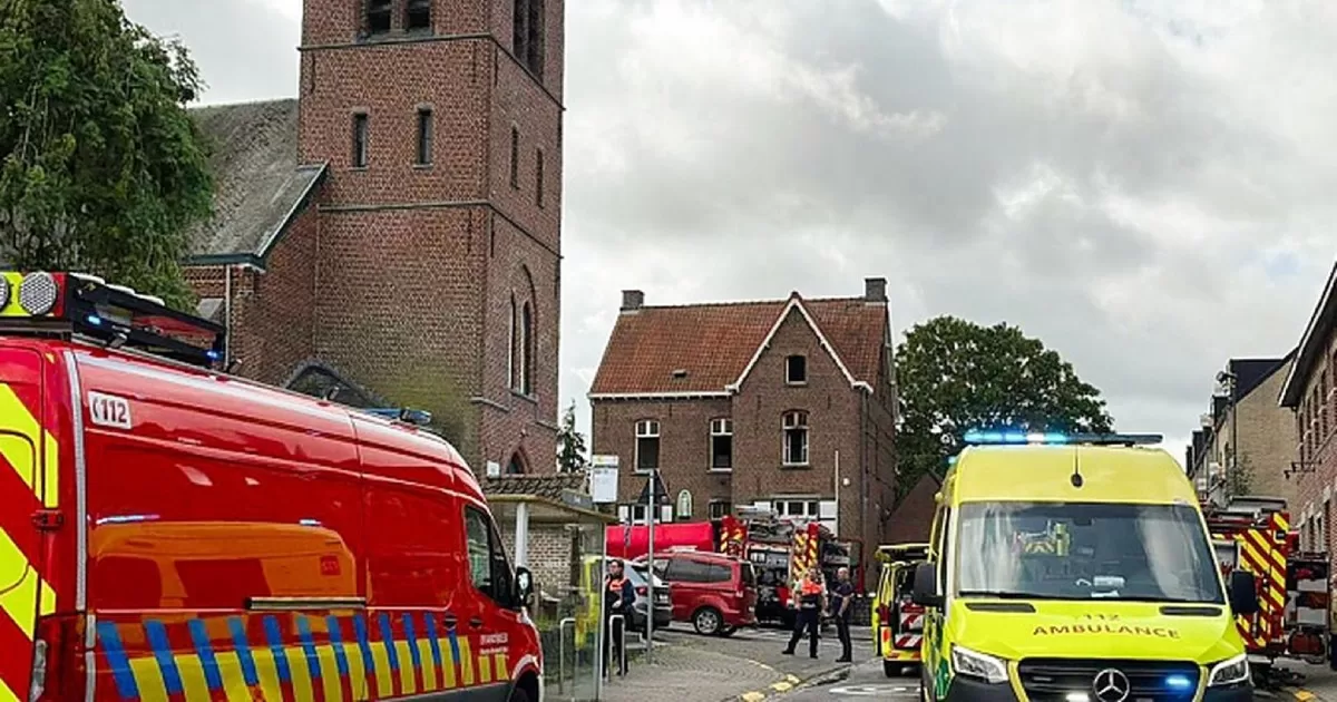 Crime scene in Leuven, Belgium / Photo by De Standaard